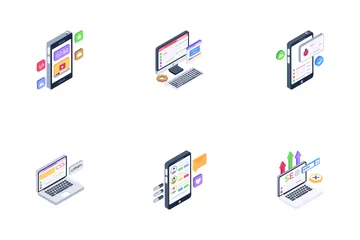 Développement d'applications Web et mobiles Pack d'Icônes