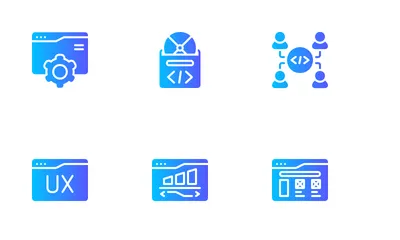 Développement de logiciels Icon Pack
