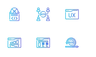 Développement de logiciels Icon Pack