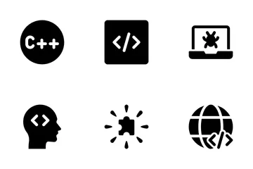 Développement Web, Programmation Vol-1 Icon Pack