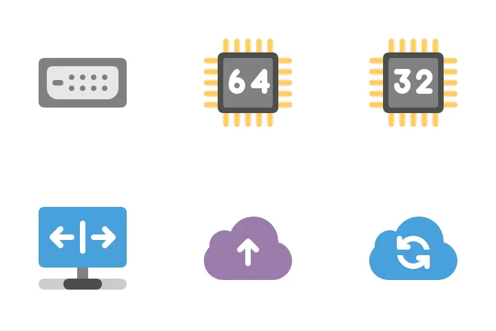 Device & Network Icon Pack - 10 Line User Interface Icons | SVG, PNG ...