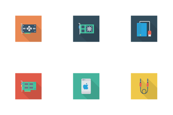 Devices Flat Square Shadow Vol 1 Icon Pack