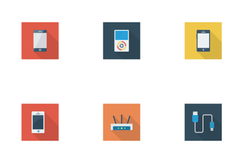 Devices Flat Square Shadow Vol 2 Icon Pack