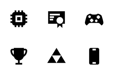 Devices & Gaming Solid Icon Pack