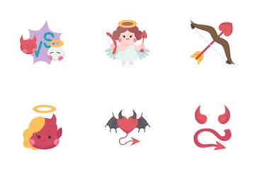 Devil And Angel Icon Pack