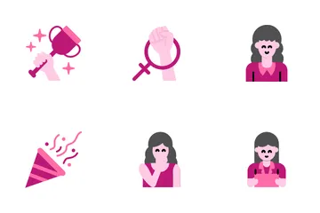Dia da Mulher Icon Pack