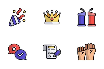Día de elección Paquete de Iconos