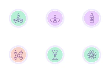 Diwali Paquete de Iconos