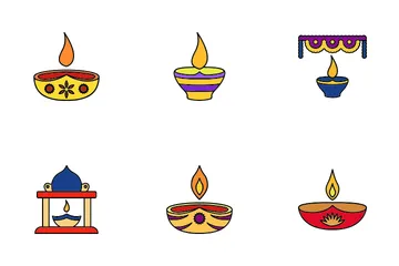 Diwali Paquete de Iconos