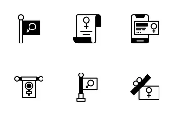 Dia de la mujer Icon Pack