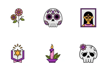 Dia De Los Muertos Icon Pack