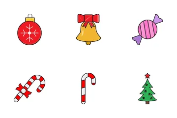 Día de Navidad Paquete de Iconos