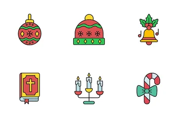 Día de Navidad Paquete de Iconos