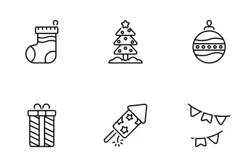 Día de Navidad Paquete de Iconos