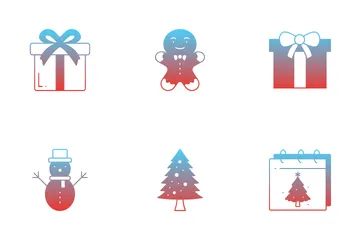 Día de Navidad Paquete de Iconos