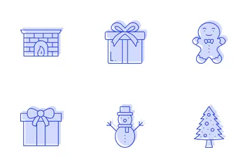 Día de Navidad Paquete de Iconos