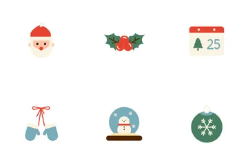 Día de Navidad Paquete de Iconos