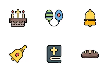 Día de Pascua Icon Pack