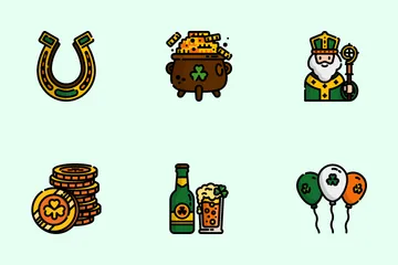 Día de San Patricio Paquete de Iconos