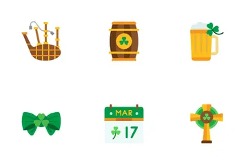 Día de San Patricio Paquete de Iconos