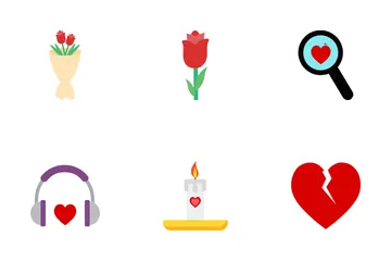 Día de San Valentín Paquete de Iconos