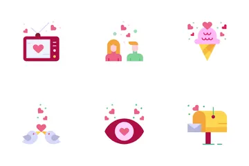 Día de San Valentín Paquete de Iconos