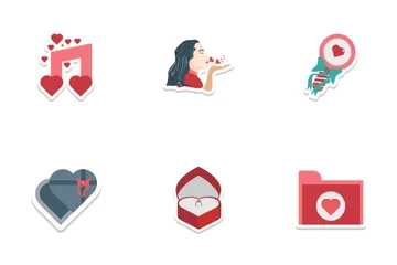 Día de San Valentín Paquete de Iconos