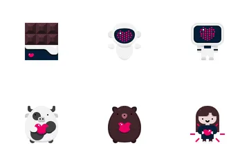 Día de San Valentín Paquete de Iconos