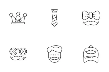 Día del padre Paquete de Iconos