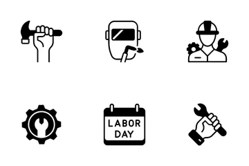 Día del Trabajo Paquete de Iconos