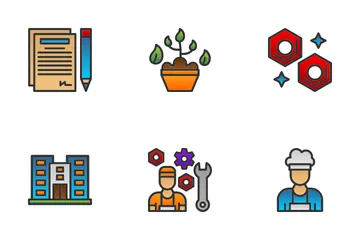 Día del Trabajo Icon Pack