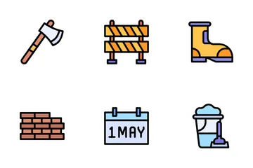 Día del Trabajo Paquete de Iconos