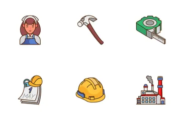 Día del Trabajo Paquete de Iconos