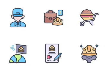 Día del Trabajo Paquete de Iconos