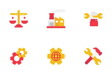 Dia do Trabalho Pacote de Ícones