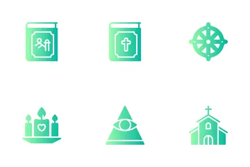 Dia Mundial da Religião Pacote de Ícones