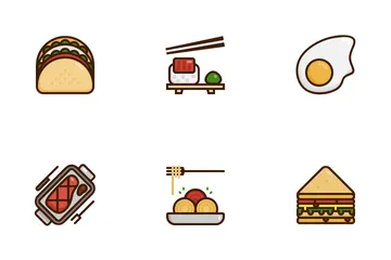 Día Mundial de la Alimentación Paquete de Iconos