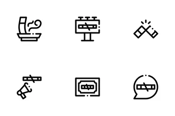 Dia Sem Tabaco Pacote de Ícones