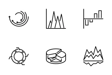 Diagrama e gráfico Pacote de Ícones