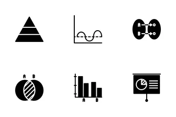 Diagramm und Schaubild Symbolpack