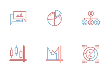 Diagramm und Schaubild Symbolpack