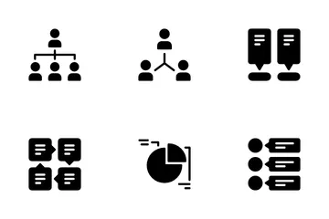 Diagramm und Schaubild Symbolpack