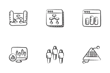Diagramme und Diagramme Icon Pack