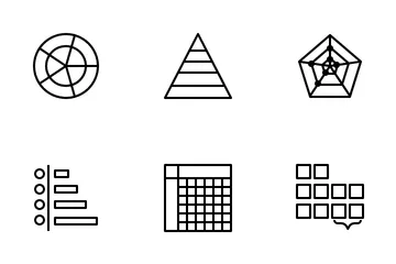 Diagramme und Schaubilder Symbolpack