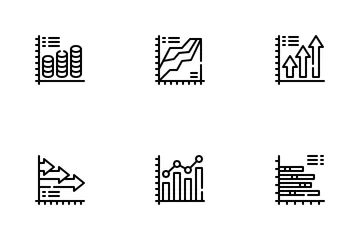 Diagramme und Schaubilder Symbolpack