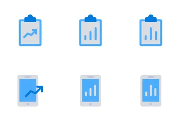 Diagrammes et rapports Vol-3 Pack d'Icônes