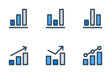 Diagrams & Reports Vol-1 Icon Pack