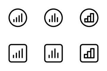 Diagrams & Reports Vol-2 Icon Pack