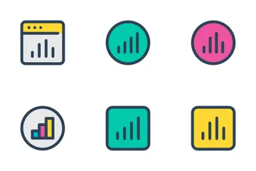 Diagrams & Reports Vol-2 Icon Pack