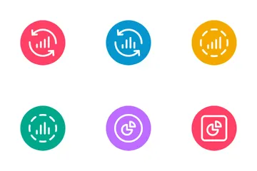 Diagrams & Reports Vol-3 Icon Pack
